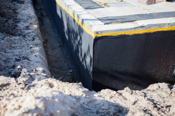 Residential Exterior Waterproofing installation at a Belmont, VA home by SJ Waterproofing Pros
